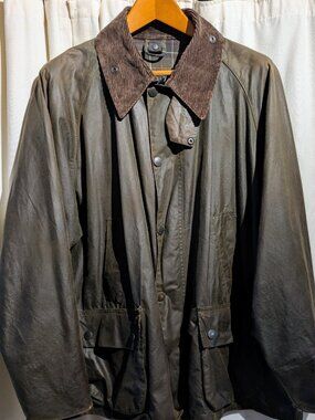 Men's Vintage Barbour Brown Bedale Jacket 50C 127mm US XXL 2XL